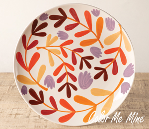 Huntsville Fall Floral Charger