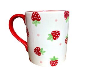 Huntsville Strawberry Dot Mug