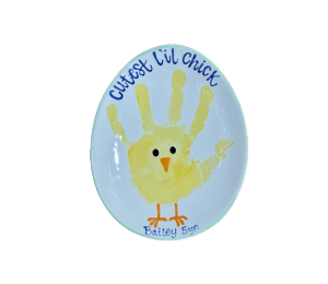 Huntsville Little Chick Egg Plate