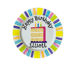 Huntsville Birthday Cake Plate
